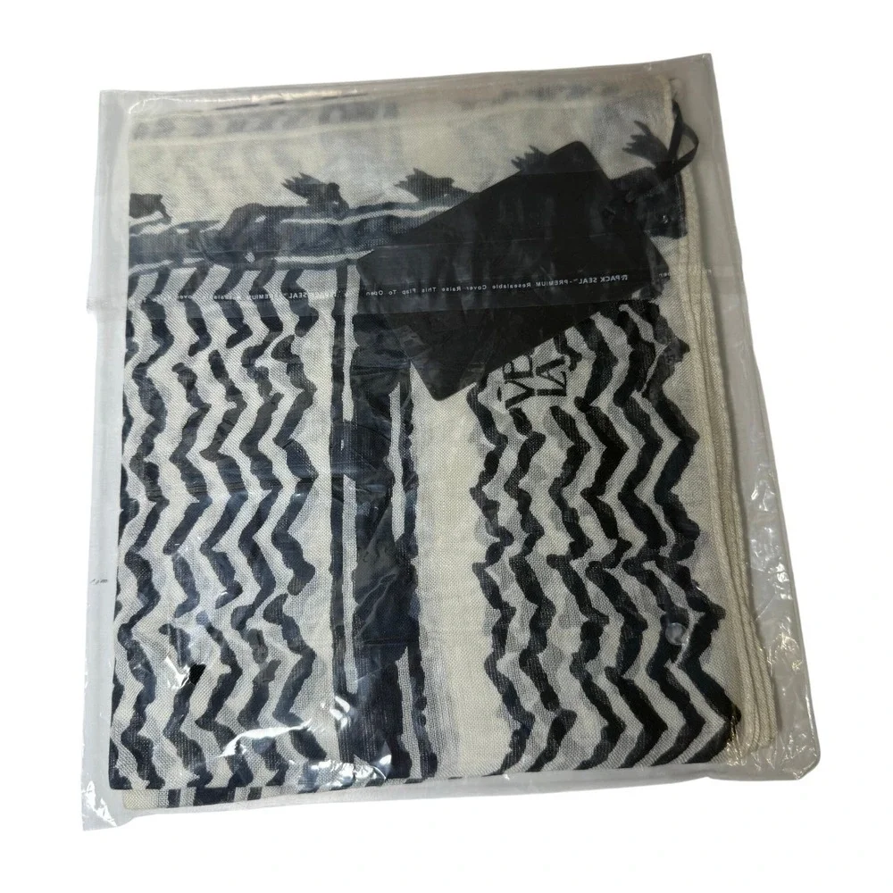 VELA Hatta Black Modal Hijab Scarf‎ Standard 28x73 NWT New Sealed Neutral